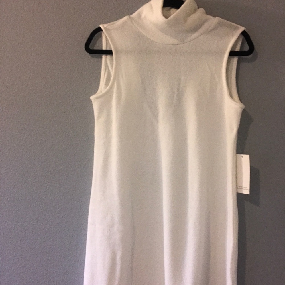 white shift dress